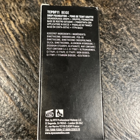 NEW NYX Total Control Pro Coverage Drop Foundation 0.43 FL OZ #TCDF11 BEIGE NEW - Picture 9 of 11